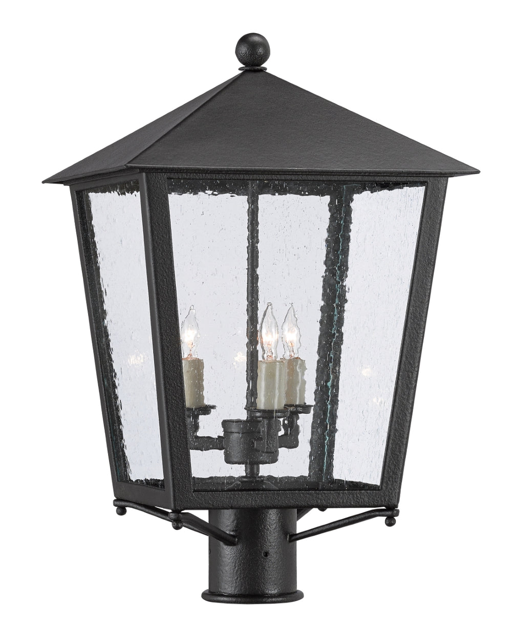 Bening Small Post Light - Stylish Midnight Finish, Weather-Resistant Design, Perfect for Outdoor Spaces