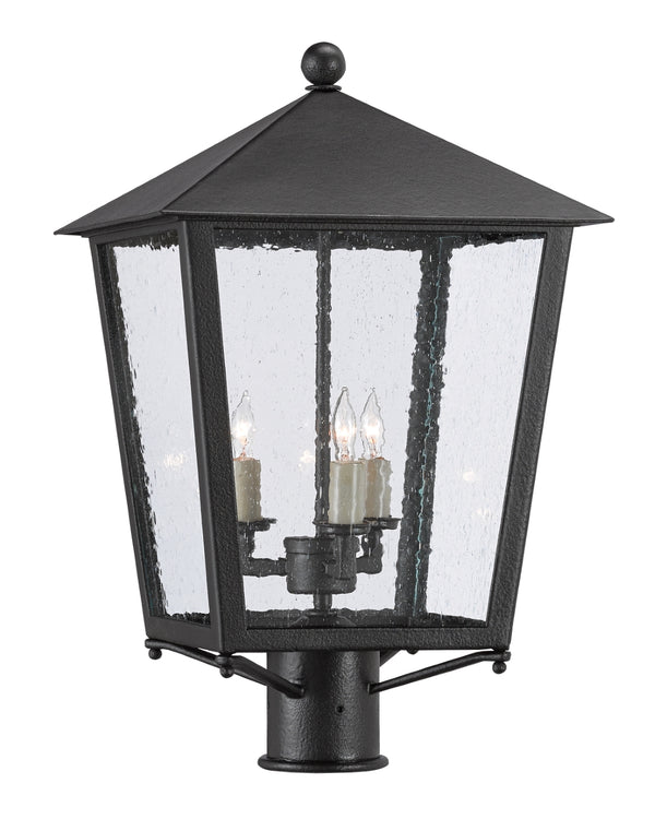 Bening Small Post Light - Stylish Midnight Finish, Weather-Resistant Design, Perfect for Outdoor Spaces