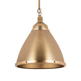 Katelyn 15'' Wide 1-Light Pendant - Satin Brass