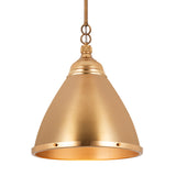 Katelyn 15'' Wide 1-Light Pendant - Satin Brass