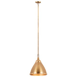 Katelyn 15'' Wide 1-Light Pendant - Satin Brass