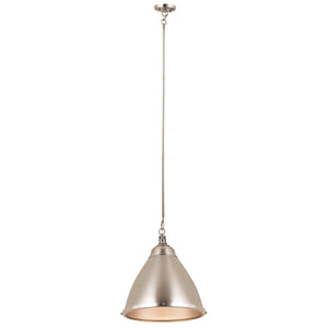 Katelyn 15'' Wide 1-Light Pendant - Brushed Steel