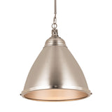 Katelyn 15'' Wide 1-Light Pendant - Brushed Steel