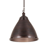 Katelyn 15'' Wide 1-Light Pendant - Dark Bronze