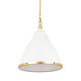 Katelyn 15'' Wide 1-Light Pendant - White