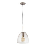 Netta 10'' Wide 1-Light Mini Pendant - Satin Nickel