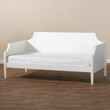 Baxton Studio Mariana Classic and Traditional White Finished Wood Twin Size Daybed