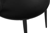 Skylar Velvet / Engineered Wood / Iron Contemporary Black Velvet Dining Chair - 23.5" W x 23.5" D x 30" H