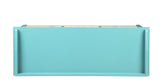 Flavius Transitional Bench with Storage Teal 96761-ACME