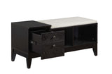 Boyet Transitional Bench with Storage Fabric (tbc) • Black 96770-ACME