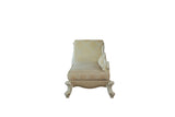 Picardy Transitional/Vintage Chaise with Pillows Antique Pearl 96910-ACME