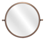 Zuo Modern Rand Steel, Glass Modern Commercial Grade Mirror Gold Steel, Glass