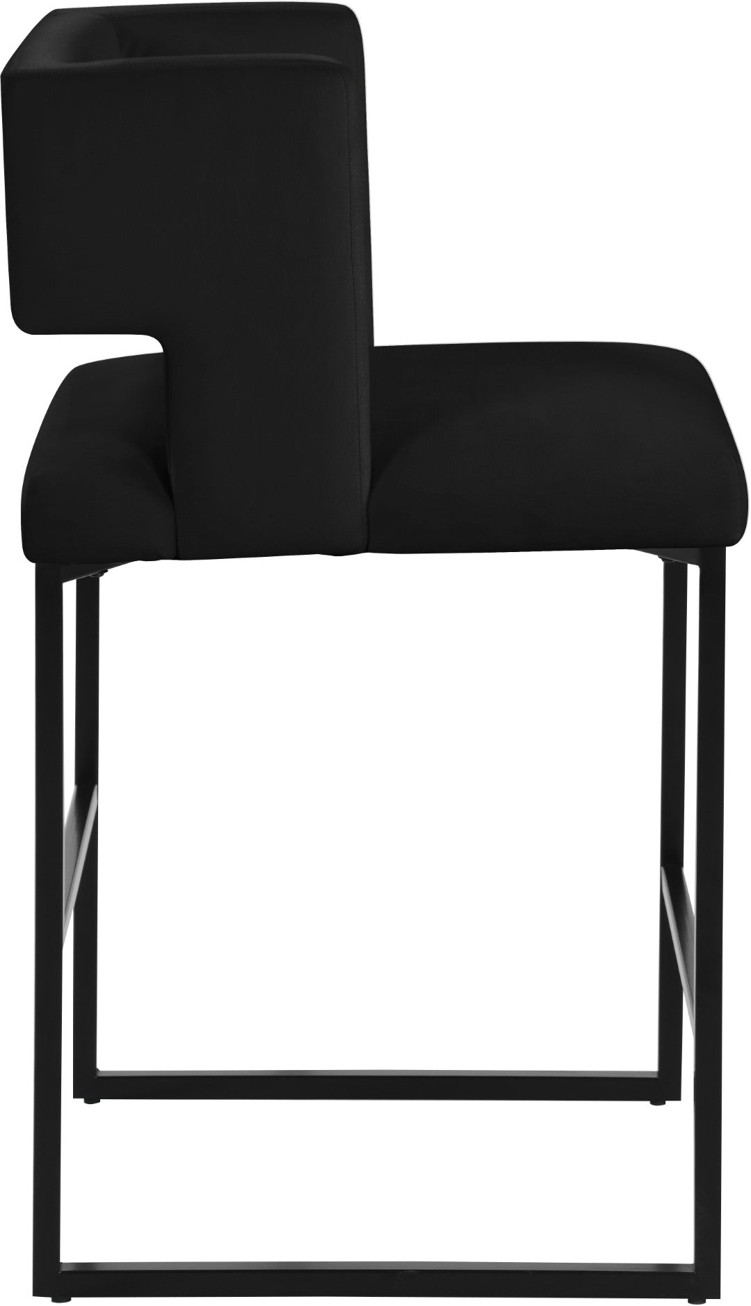 Caleb Velvet Bar / Counter Stool - Thumbnail 3