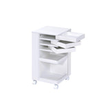 Nariah Contemporary Storage Cart White Frame 97217-ACME