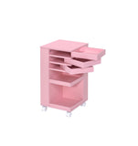 Nariah Contemporary Storage Cart Pink Frame 97218-ACME