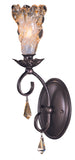 1-Light Mahogany Bronze Liebestraum Sconce