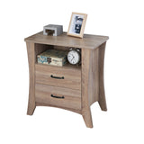 Colt Accent Table Rustic Natural/Oak? (Dark-Rustic Oak) 97262-ACME