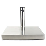 Similan 66lbs Stainless Steel and Concrete Square Umbrella Base