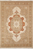 Pasargad Baku Collection Hand-Knotted Silk & Wool Area Rug 973318 10X14-PASARGAD