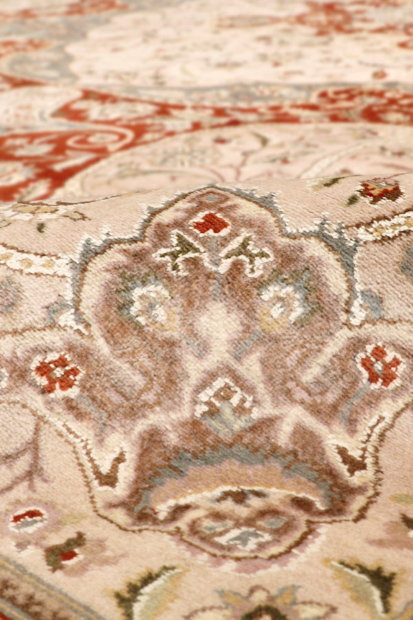 Pasargad Baku Collection Hand-Knotted Silk & Wool Area Rug 973319 10X14-PASARGAD