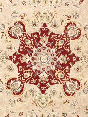 Pasargad Baku Collection Hand-Knotted Silk & Wool Area Rug 973320 10X14-PASARGAD
