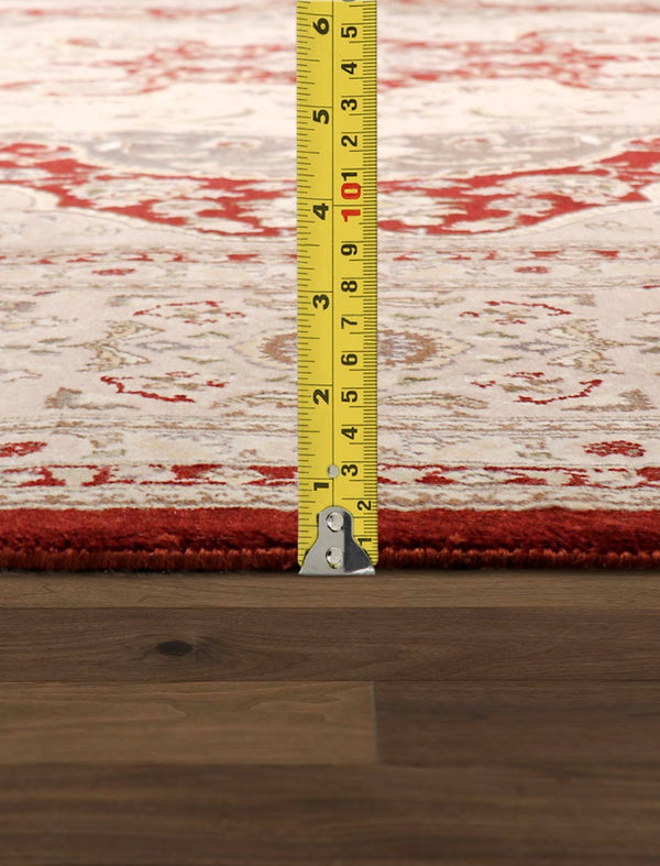 Pasargad Baku Collection Hand-Knotted Silk & Wool Area Rug 973320 10X14-PASARGAD