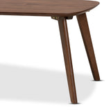 Baxton Studio Dahlia Mid-Century Modern Walnut Finished Coffee Table