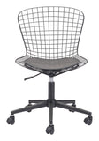 Zuo Modern Wire 100% Polyurethane, Steel Modern Commercial Grade Office Chair Black 100% Polyurethane, Steel
