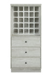 Wiesta Contemporary/Scandinavian Wine Cabinet Antique White (CC#) 97544-ACME