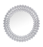 Kachina Glam/Modern Wall Decor Mirrored Frame w/Beveled Edge • Faux Gems Inlay 97585-ACME
