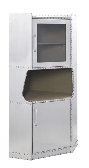 Brancaster Industrial Cabinet Aluminum (Matt Aluminum) 97710-ACME