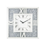 Noralie Glam/Modern Wall Clock Mirrored 97727-ACME