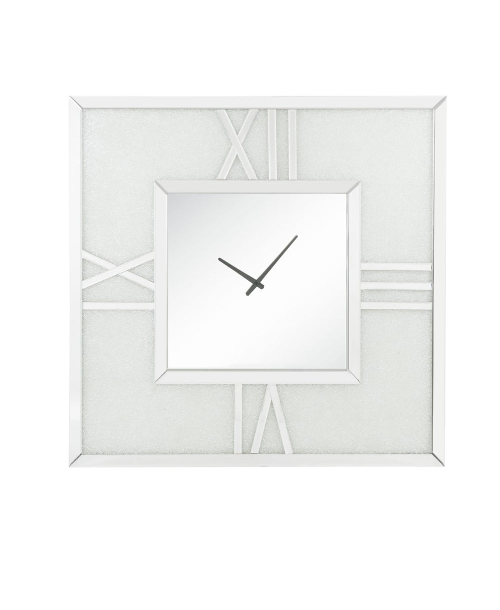 Noralie Glam/Modern Wall Clock with LED  97730-ACME