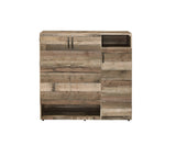 Howia Rustic Shoe Cabinet Rustic Gray Oak (cc#) 97781-ACME