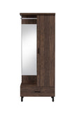 Tsula Scandinavian Hall Tree WOOD FRAME] Rustic Walnut (cc#) • LEG]  97791-ACME