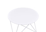 Epidia Contemporary Accent Table White Finish 97842-ACME