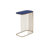 Aviena Contemporary Accent Table Blue & Gold Finish 97844-ACME