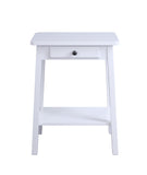 Kaife Transitional Accent Table White Finish 97859-ACME