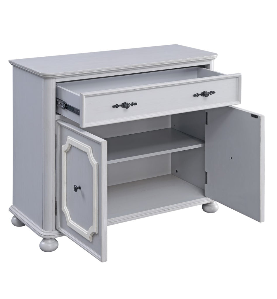 Enyin Transitional Cabinet Gray Finish 97861-ACME