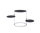 Lynch Contemporary Accent Table Black & Chrome Finish 97879-ACME