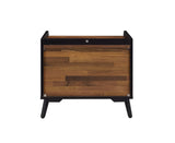 Jiranty Industrial Accent Table Walnut & Black Finish 97972-ACME