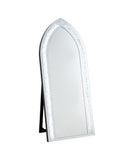 Noralie Glam Floor Mirror with LED Mirrored & Faux Diamonds 97981-ACME