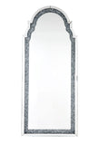 Noralie Glam Floor Mirror with LED Mirrored & Faux Diamonds 97982-ACME