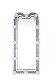 Noralie Glam Accent Floor Mirror Mirrored & Faux Diamonds 97985-ACME