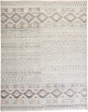 Payton Nomadic Diaimond Pattern Area Rug, Ivory/Light Peach, 9ft-6in x 13ft-6in