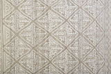 Payton Nomadic Diaimond Pattern Rug, Ivory/Tan, 9ft - 6in x 13ft - 6in Area Rug