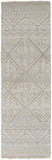 Payton Nomadic Diaimond Pattern Rug, Ivory/Tan, 2ft - 6in x 8ft, Runner