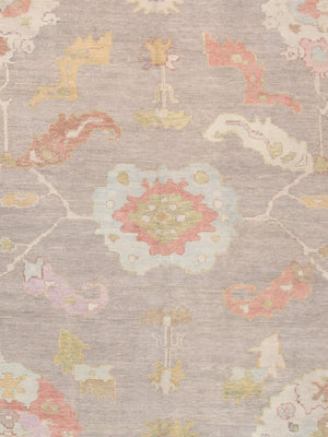 Pasargad Oushak Collection Hand-Knotted Wool Area Rug 980301 12x14-PASARGAD