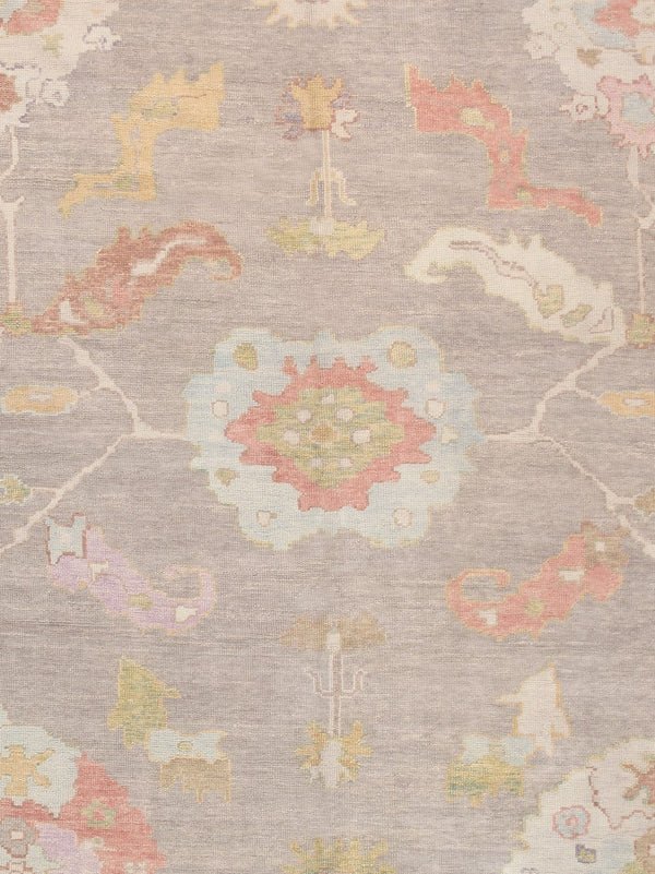 Pasargad Oushak Collection Hand-Knotted Wool Area Rug 980301 12x14-PASARGAD