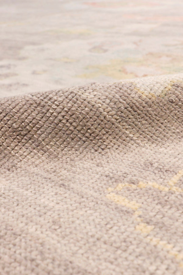 Pasargad Oushak Collection Hand-Knotted Wool Area Rug 980301 12x14-PASARGAD